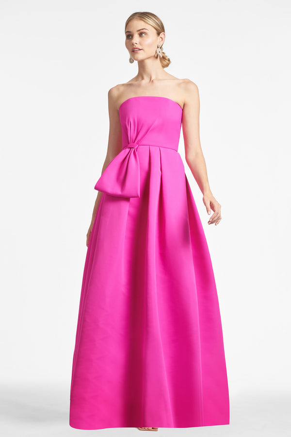Ainsley Gown - Cerise - Final Sale