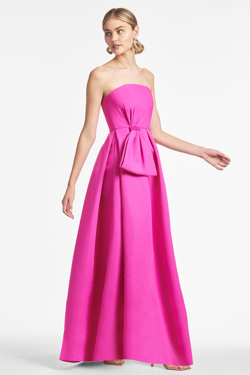 Ainsley Gown - Cerise - Final Sale