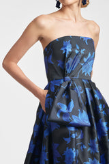 Ainsley Gown - Royal Blue Dalia Multi - Final Sale