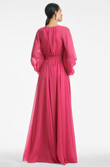 Amata Gown - Fuchsia - Final Sale