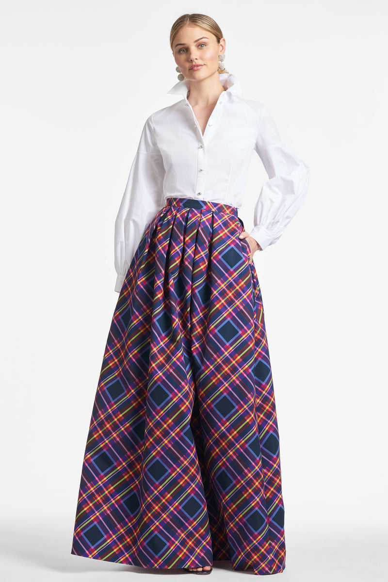 Ava Skirt - Party Plaid