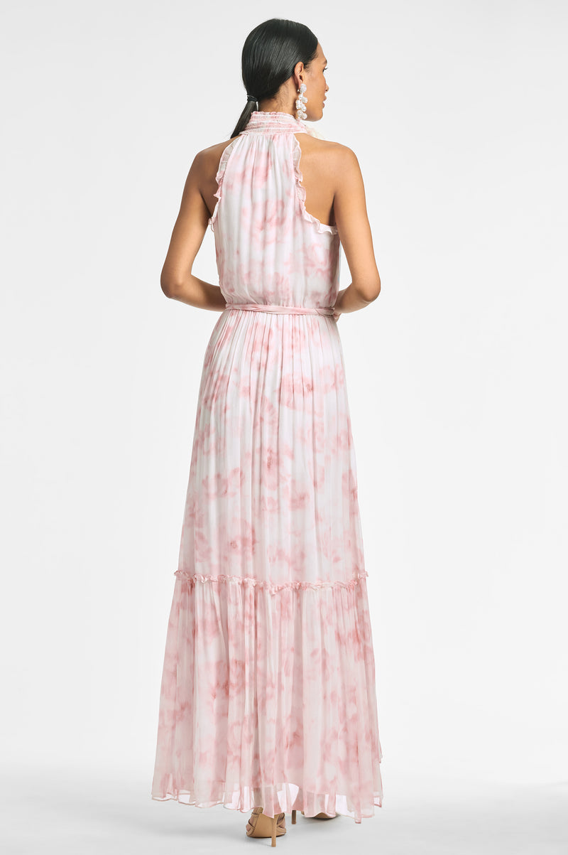 Blair Dress - Blush Watercolor Floral - Final Sale