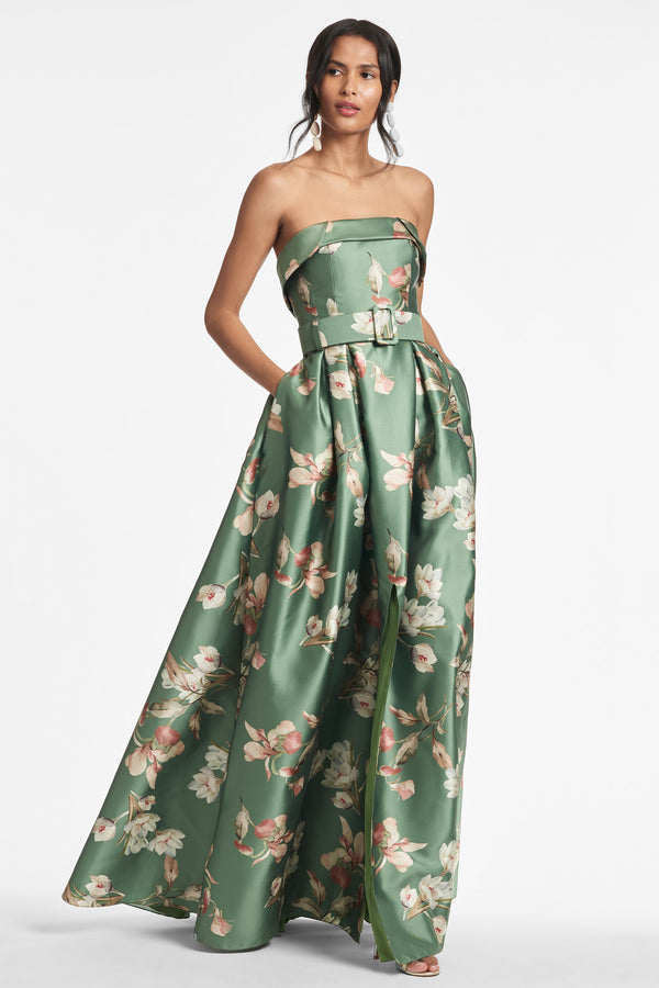 Brielle Gown - Olive Venetia Petals