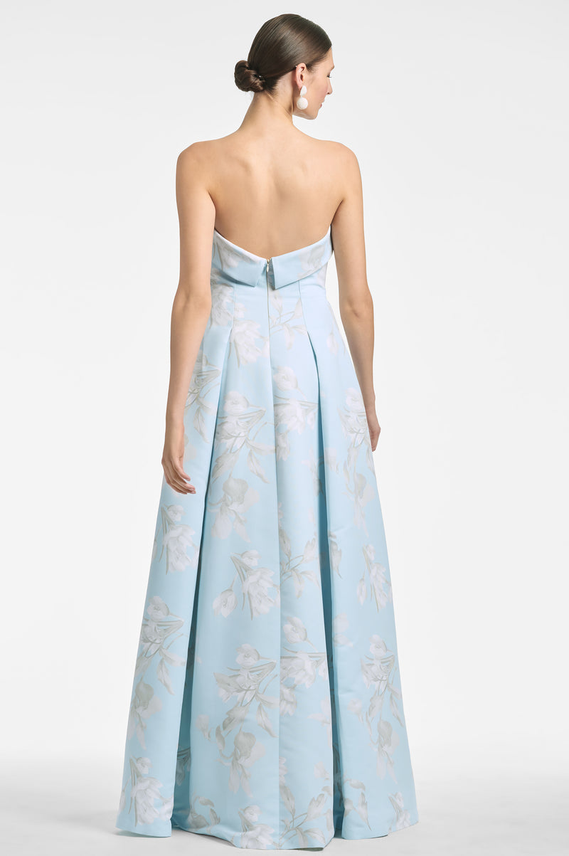 Brielle Gown - Sky Venetia Petals