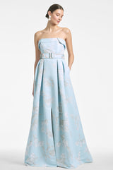 Brielle Gown - Sky Venetia Petals - Final Sale