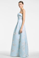 Brielle Gown - Sky Venetia Petals