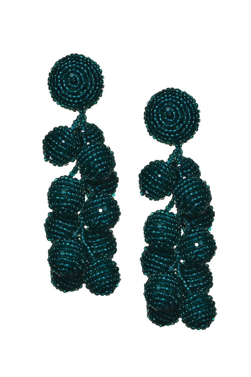 Coconuts Earrings - Faceted Beads