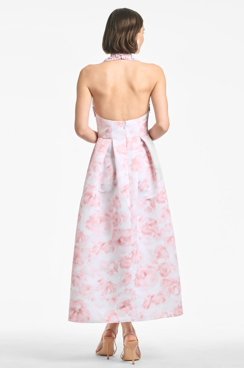 Carissa Dress - Blush Watercolor Floral - Final Sale