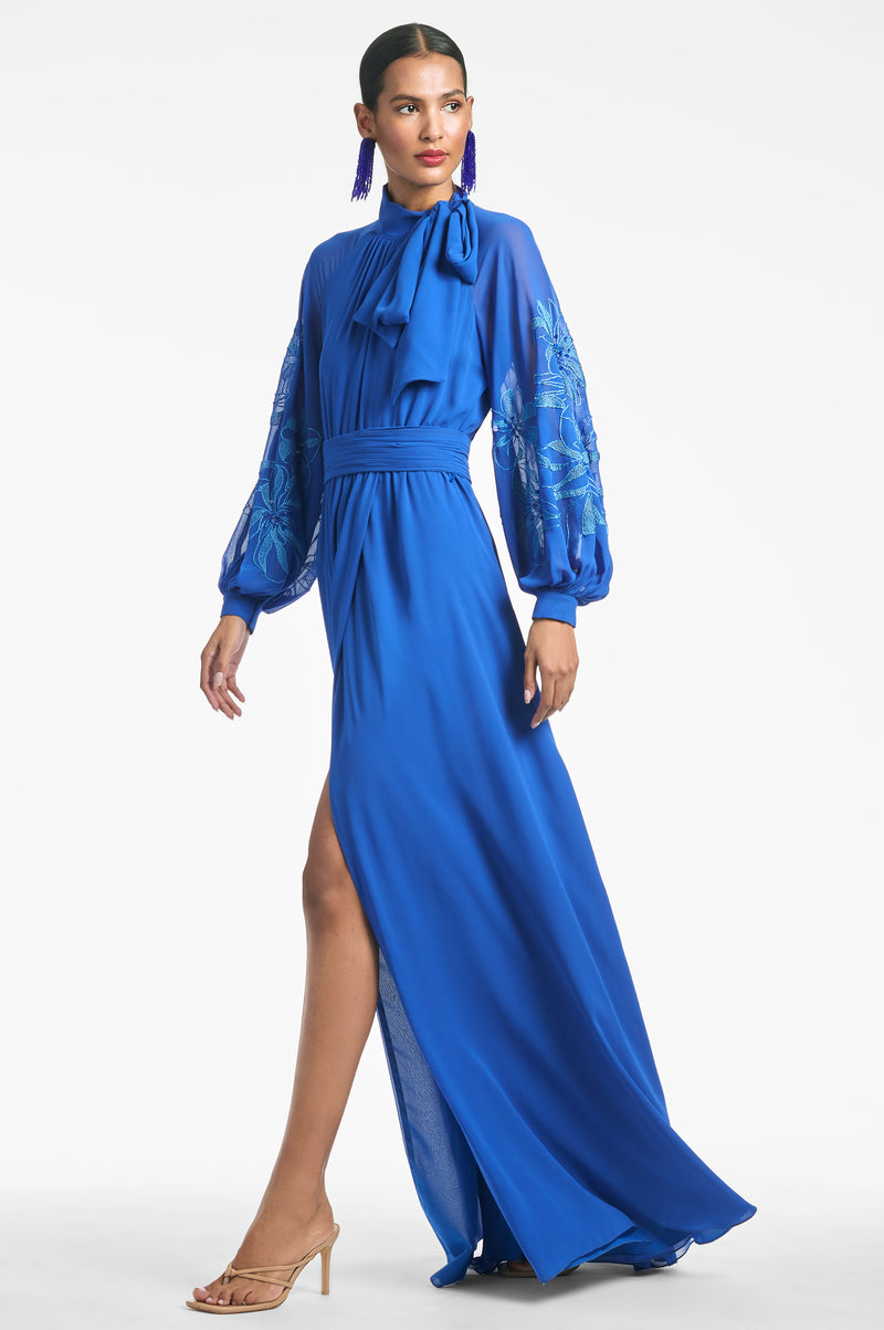 Caritta Gown - Cobalt - Final Sale