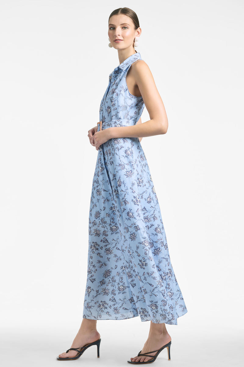 Casey Dress - Sky Floral - Final Sale