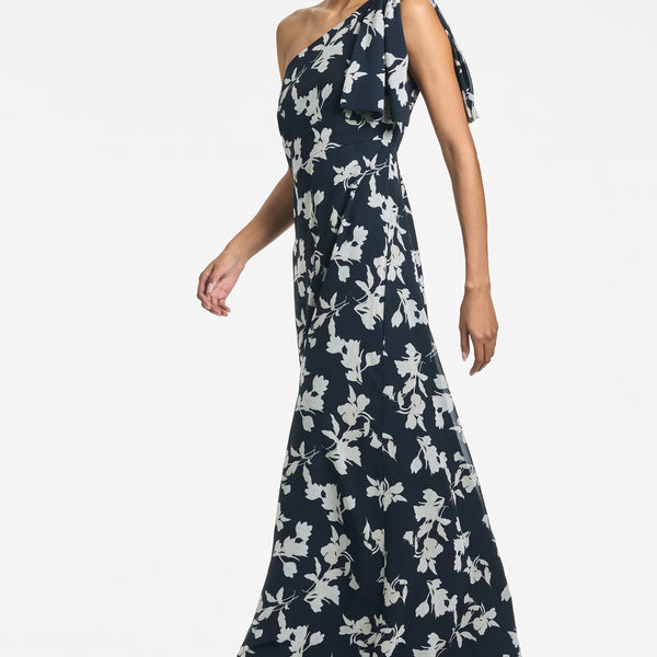 Bcbg navy and gold dress clearance