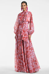 Cinzia Gown - Amaranthus Spray - Final Sale