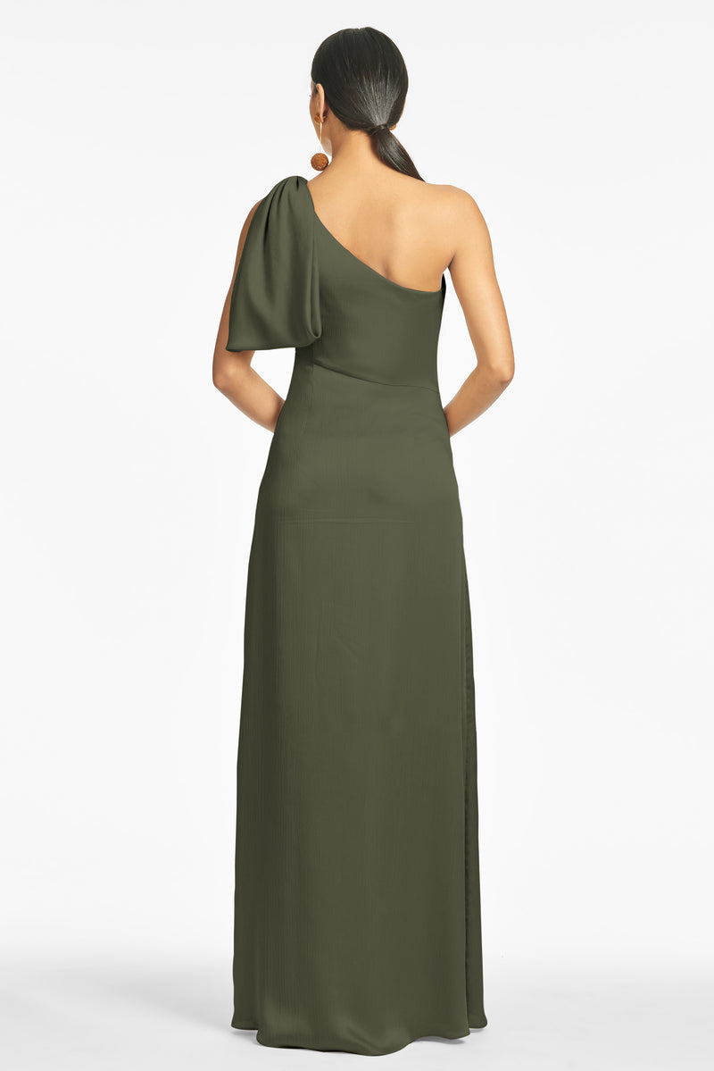 Chelsea Gown - Moss Green