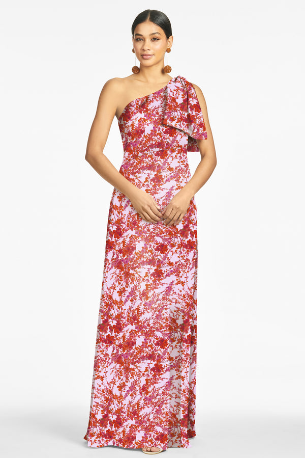 Chelsea Gown - Amaranths Spray