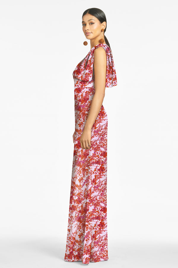 Chelsea Gown - Amaranths Spray