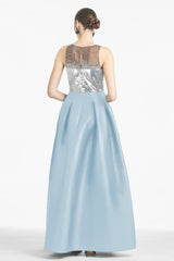 Erica Gown - Silver/Ash Blue - Final Sale