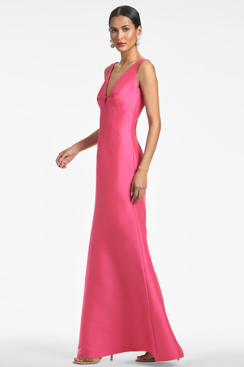 Evan Gown - Fuchsia