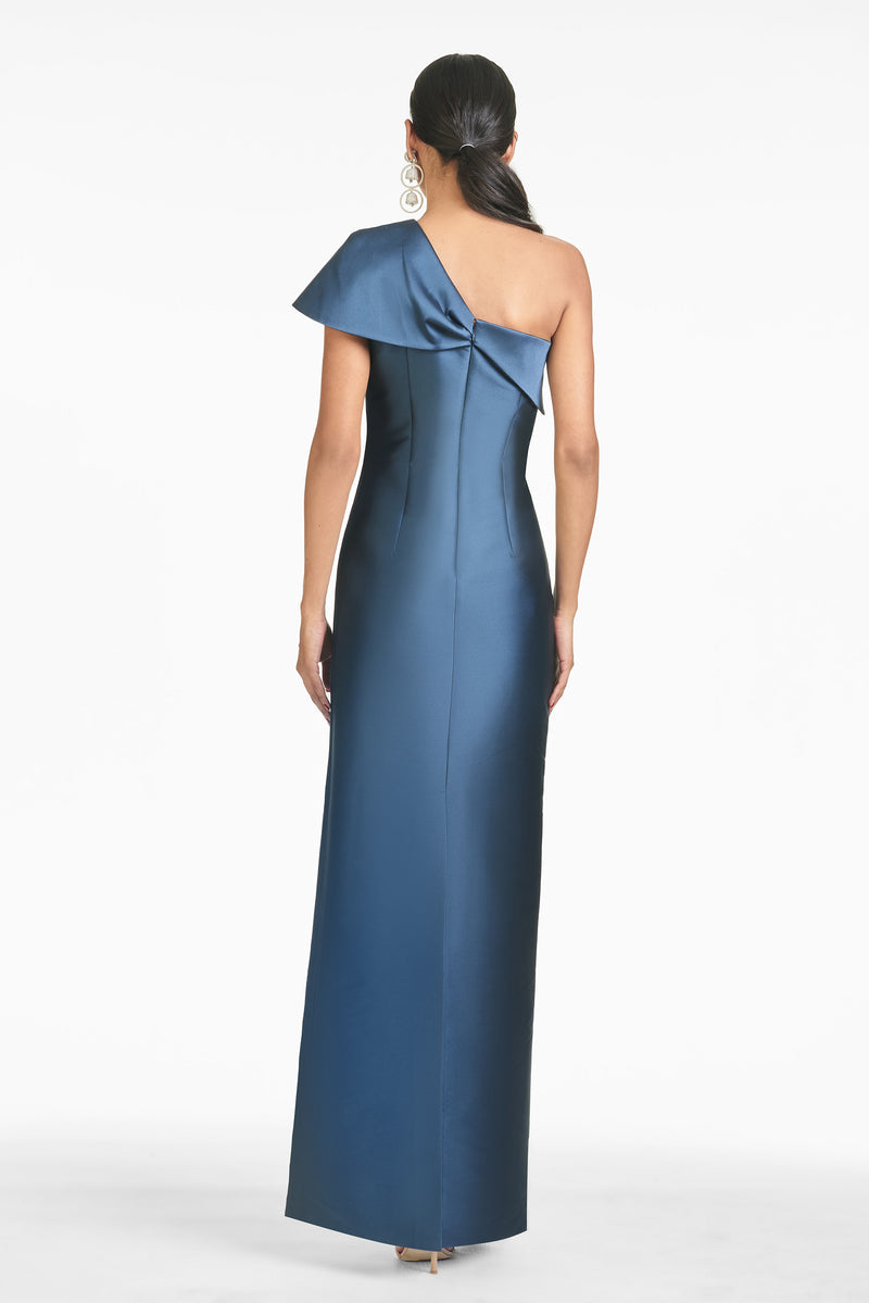 Ines Gown - Steel Blue