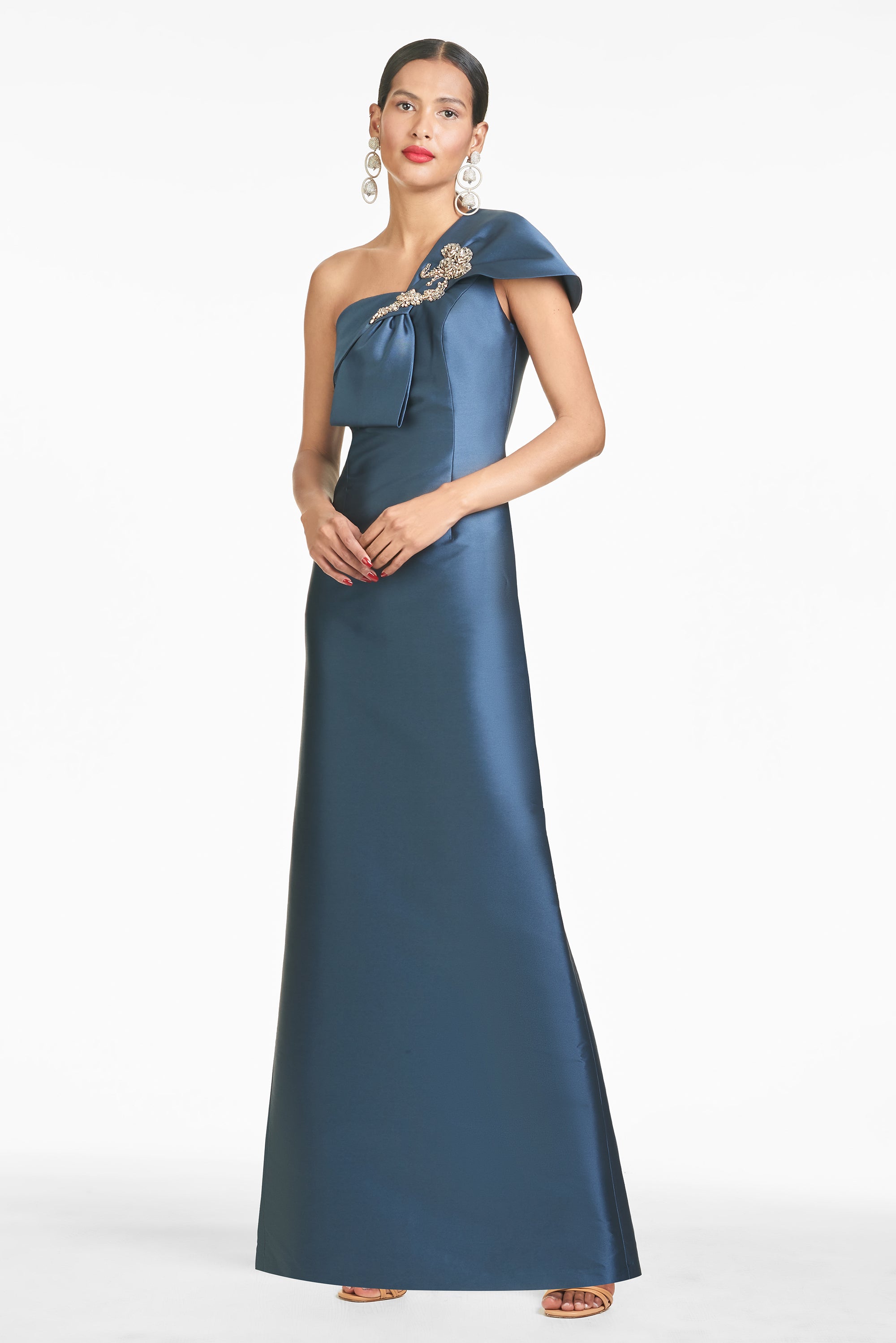 Ines Gown - Steel Blue