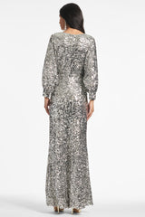 Gabby Gown - Silver Sequins - Final Sale