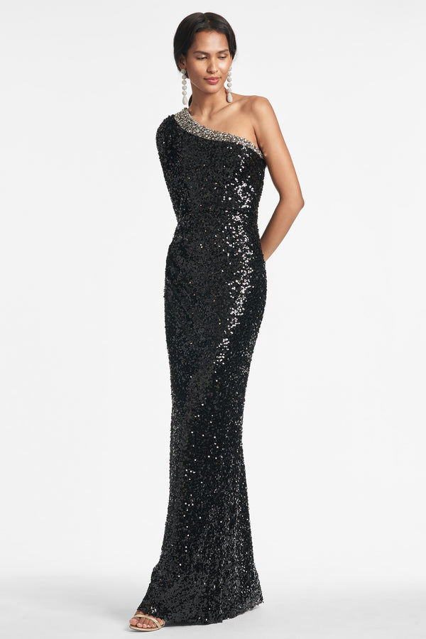 Greta Gown - Black - Final Sale