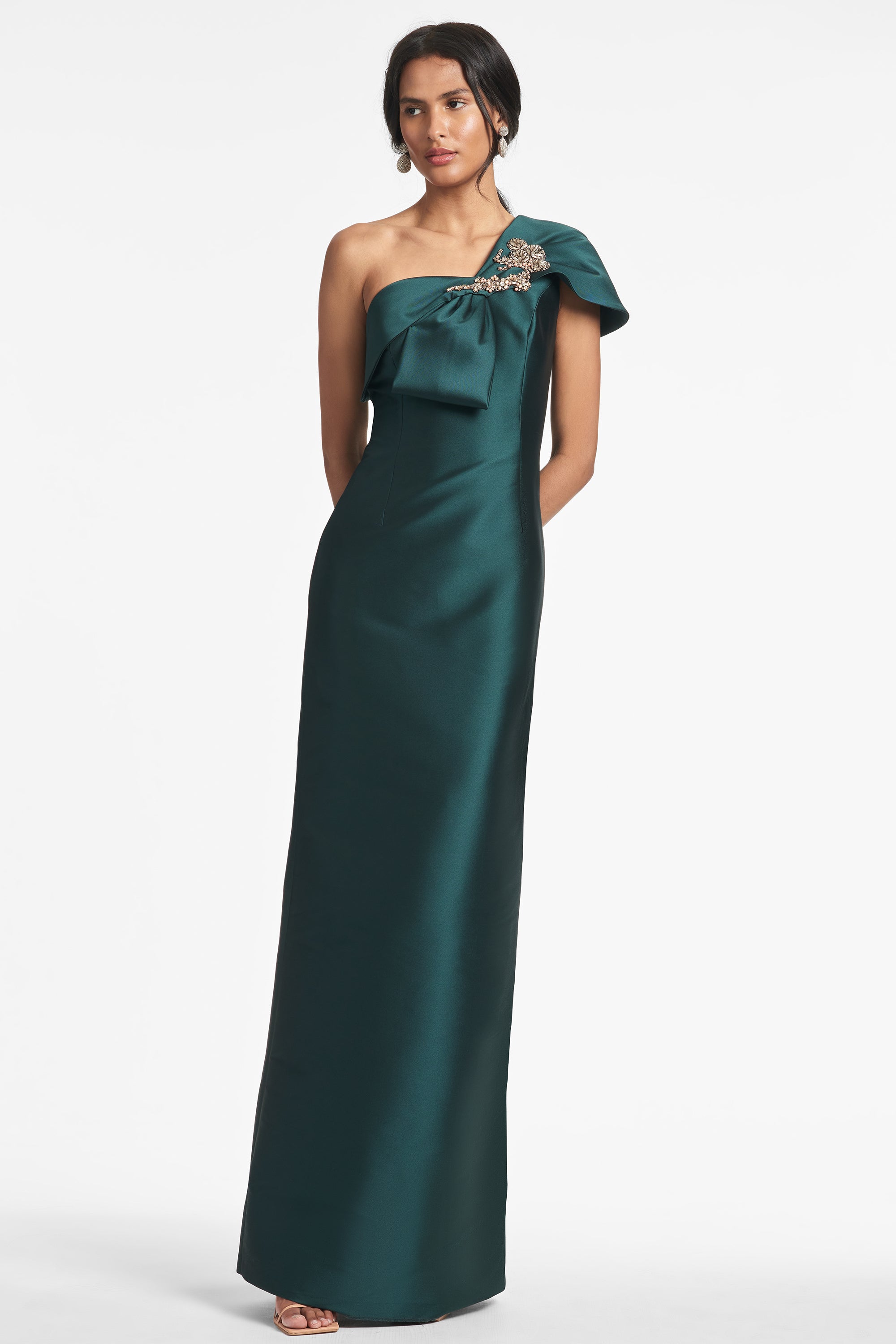 Forest green Gown – Anne Marcia