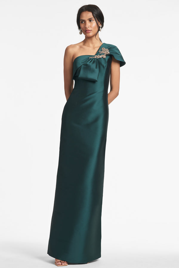 Ines Gown - Forest Green