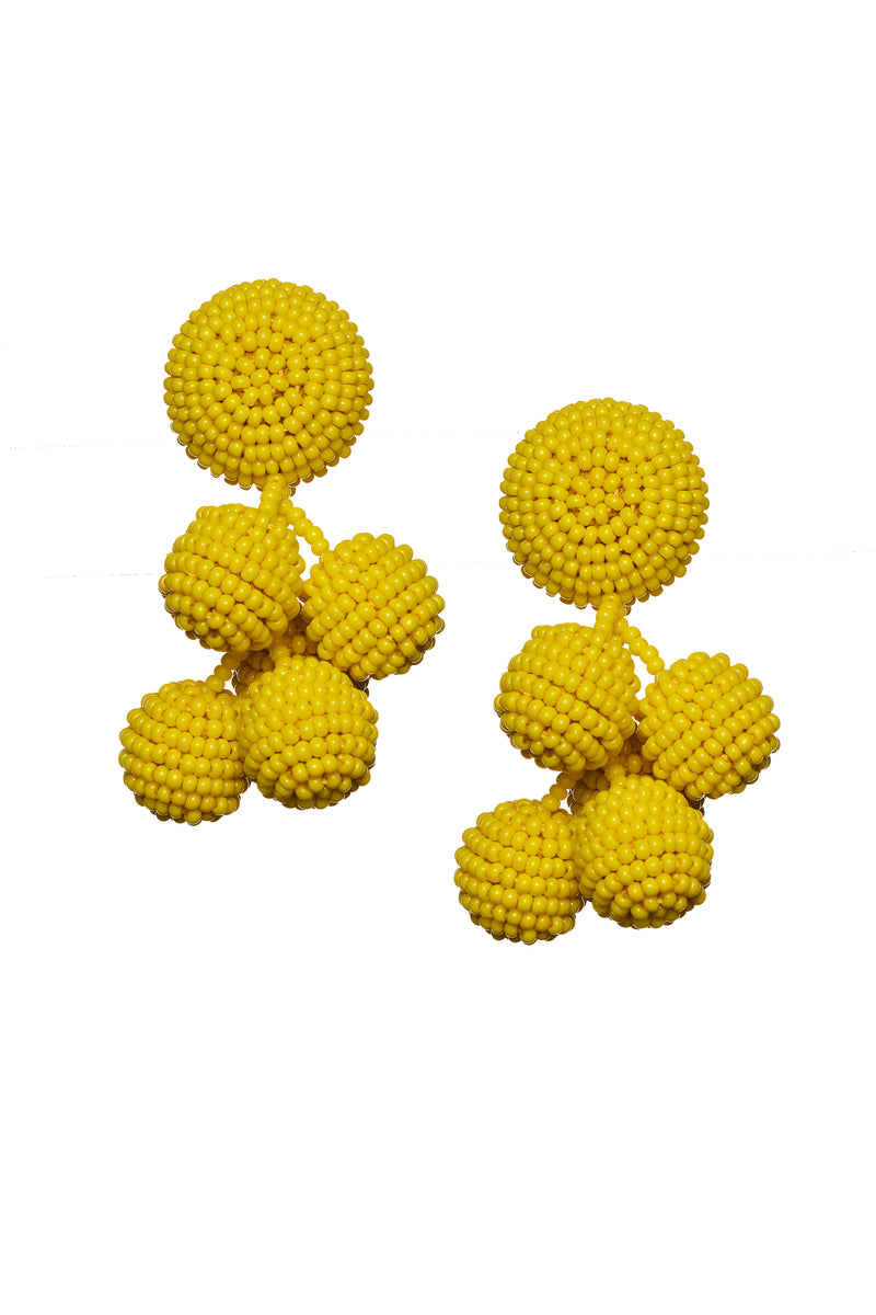 Mini Coconuts Earrings - Smooth Beads