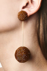 Aria Earrings - Faceted Beads