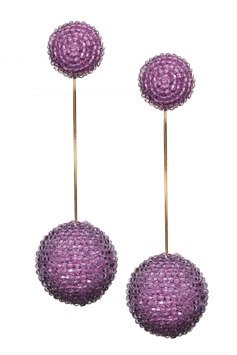 Aria Earrings - Faceted Beads