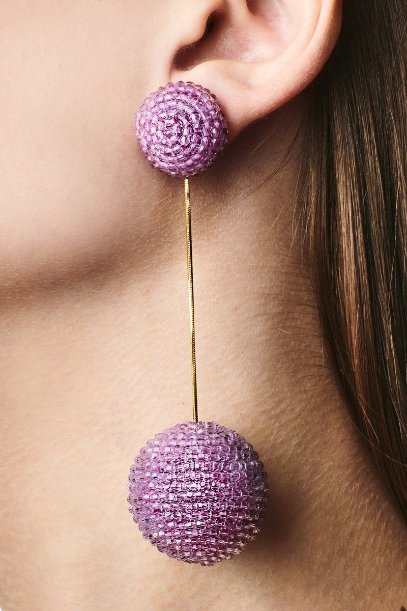 Aria Earrings - Faceted Beads