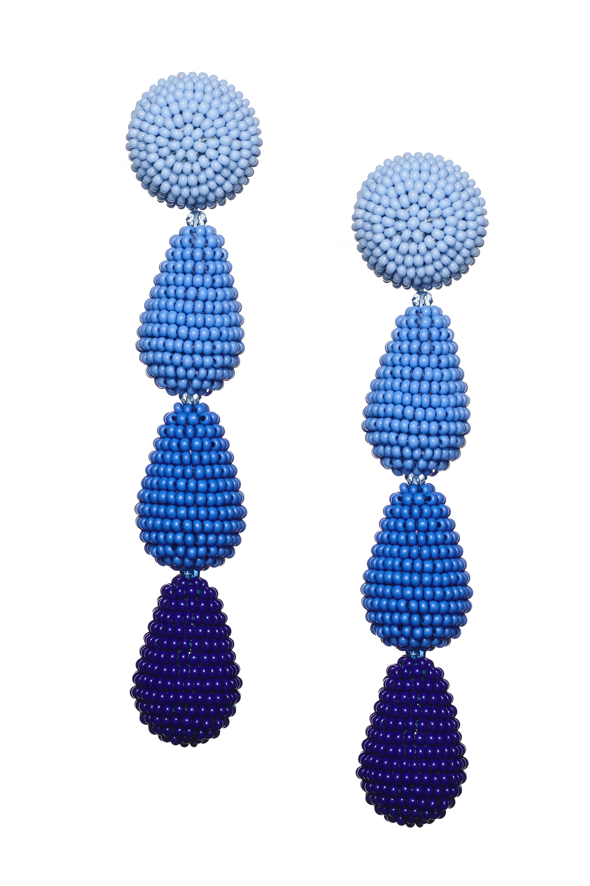ELIZA EARRINGS - BLUE OMBRE
