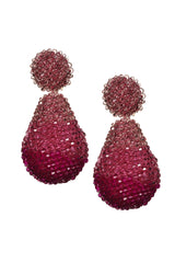 Ombre Elise Earrings - Faceted Beads
