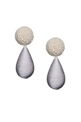 Lottie Earrings - Smooth Beads / Thread