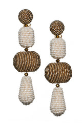 Josephine Earrings - Smooth Beads