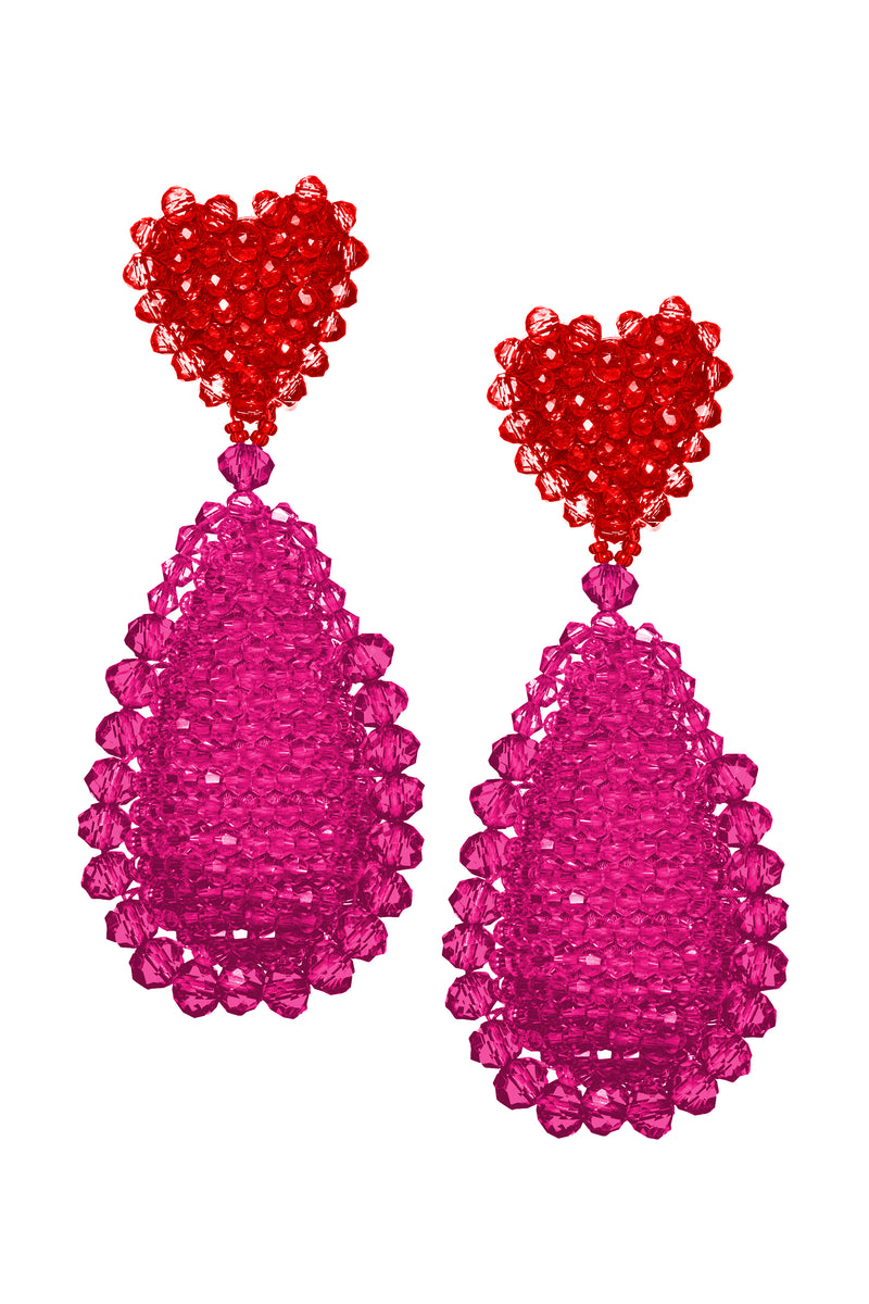 Adeline Earrings - Faceted Beads