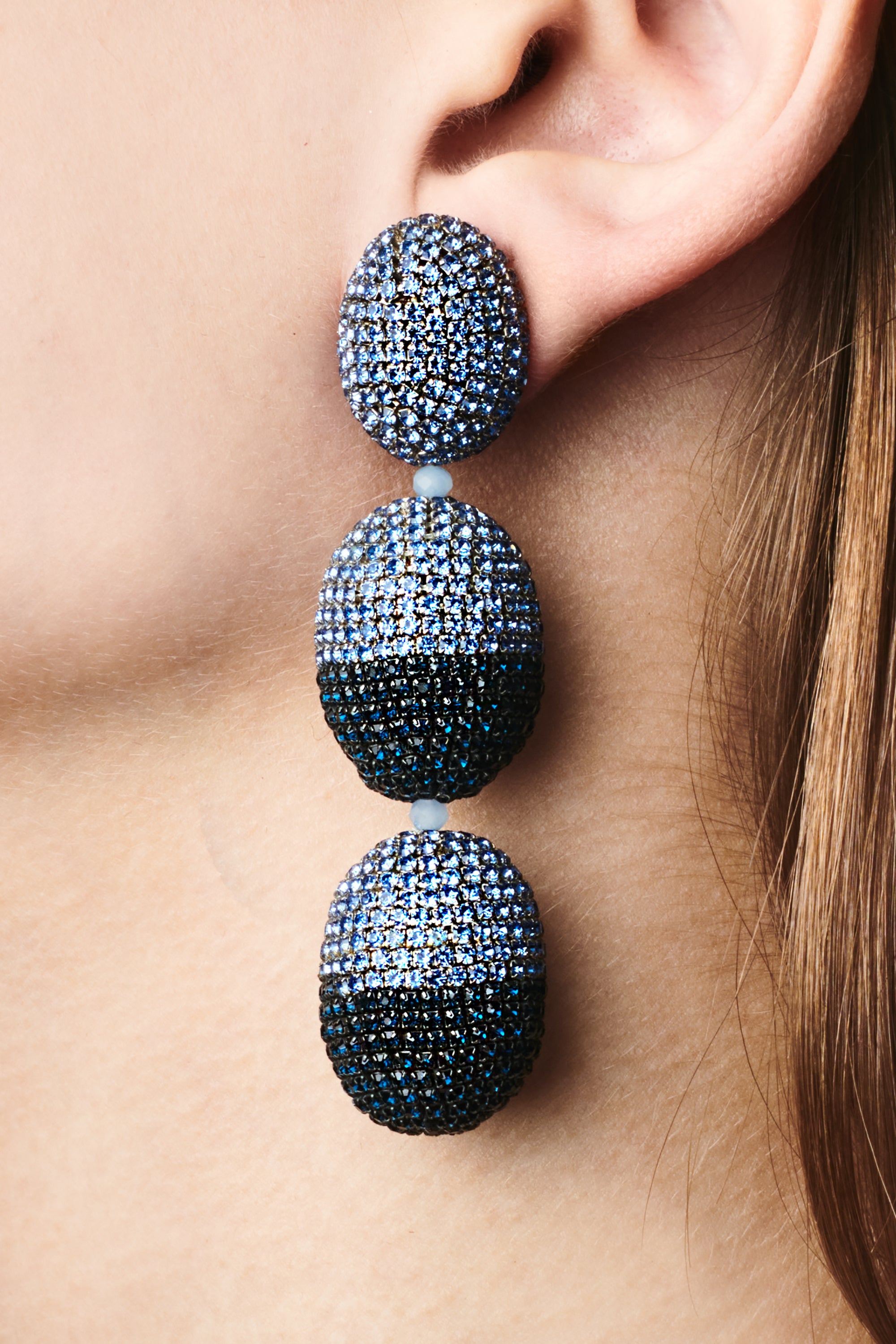 Lanah Earrings - Crystals