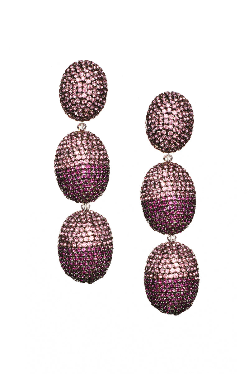 Lanah Earrings - Crystals