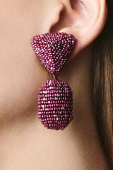 Chrystie Earrings - Metallic Faceted Beads