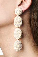 Natalie Earrings - Smooth Beads