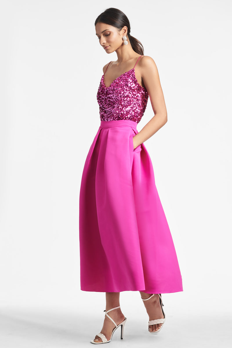 Jesse Sequin Top - Hot Pink - Final Sale