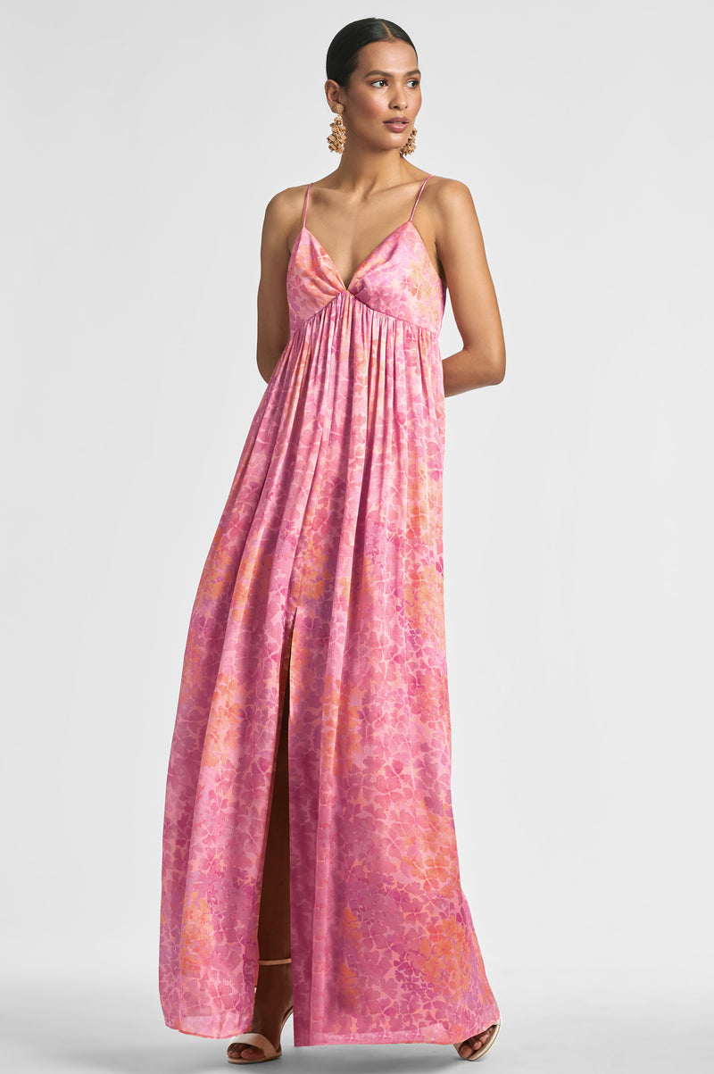 Jessica Gown - Pastel Sunset Hydrangea - Final Sale