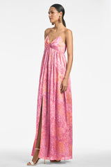 Jessica Gown - Pastel Sunset Hydrangea - Final Sale