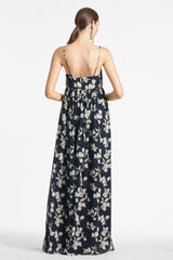 Jessica Gown - Navy Venetia Petal