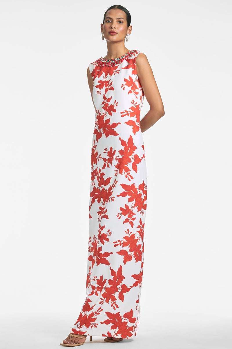 Juliana Gown - Coral Narcissus - Final Sale