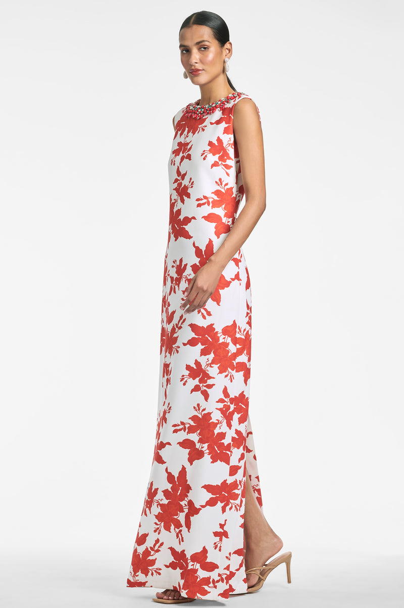 Juliana Gown - Coral Narcissus - Final Sale