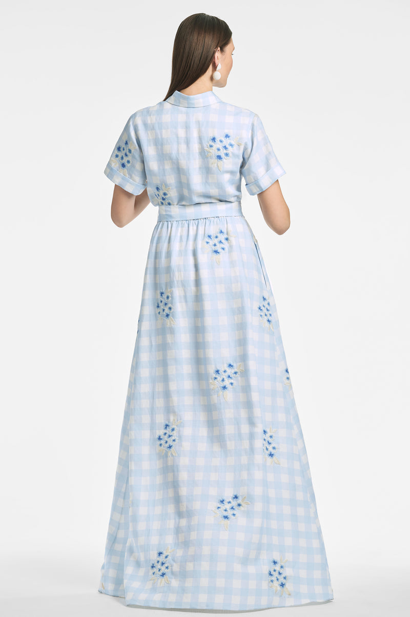 Kathryn Dress - Blue Gingham - Final Sale
