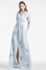 Kathryn Dress - Blue Gingham - Final Sale