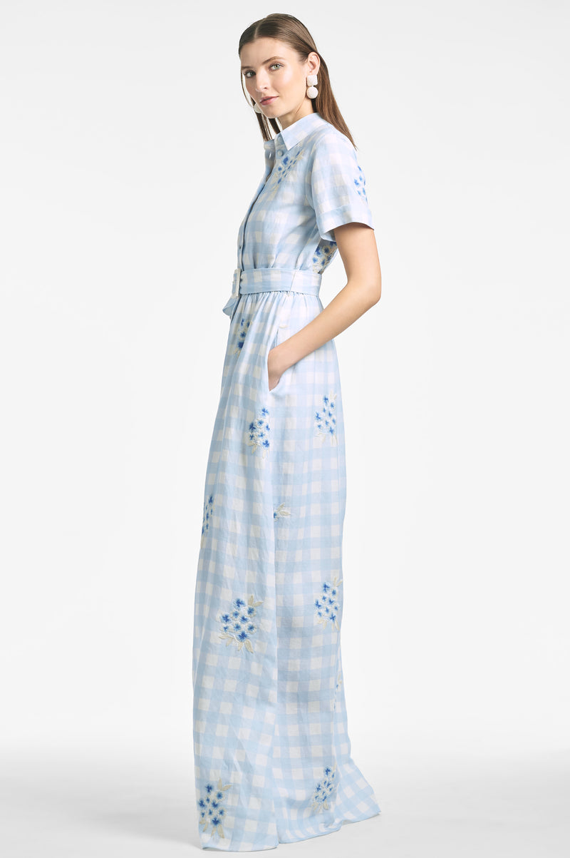Kathryn Dress - Blue Gingham - Final Sale