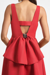 Katrina Gown - Cherry Red - Final Sale